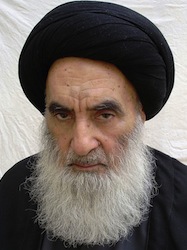 Ali Sistani. Bron wikimedia